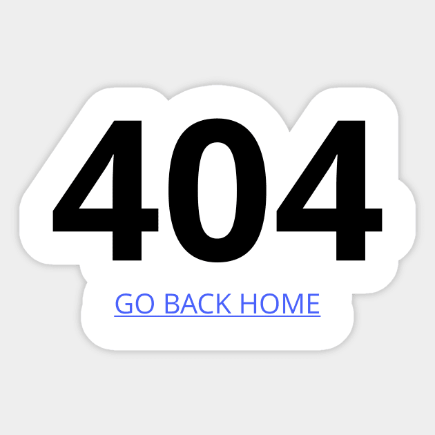 404 page Sticker by KarenRe